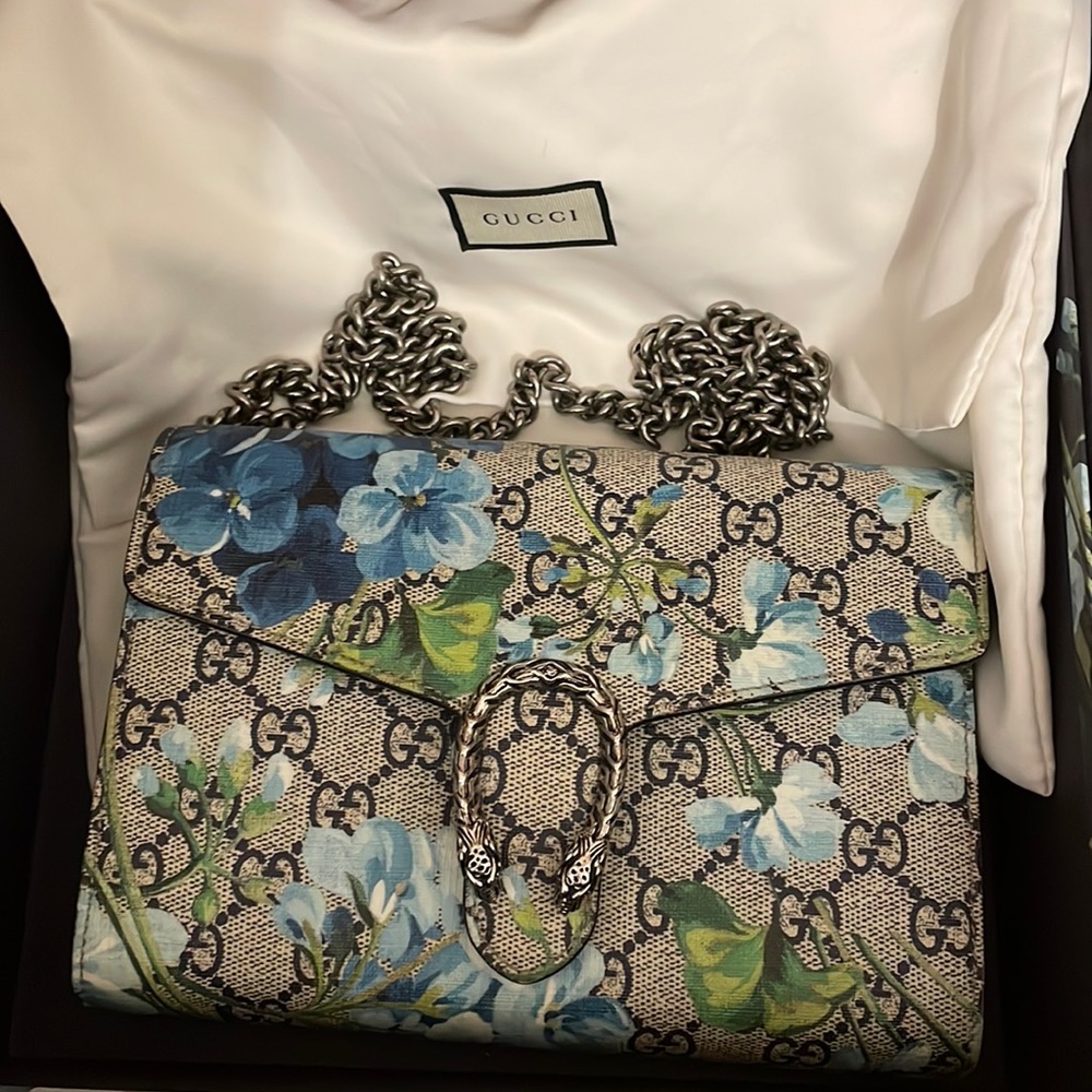 Gucci crossbody wallet on chain bag